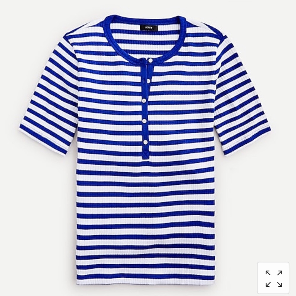 NWT JCREW Large Stripe Top